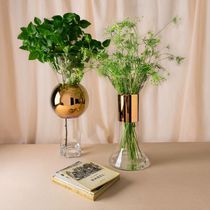 Contemporary vase / blown glass