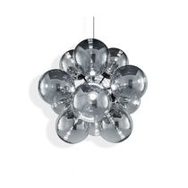 Contemporary chandelier / metal / LED