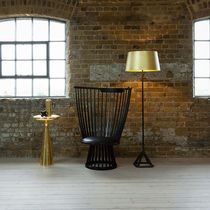 Floor-standing lamp / contemporary / brass...