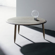 Contemporary coffee table / oak / oak base...