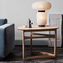 Contemporary side table / solid wood / solid...