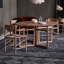 Contemporary table / solid wood / solid...