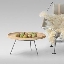 Contemporary side table / cherrywood / ash...