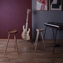 Contemporary stool / oak / beech / ash