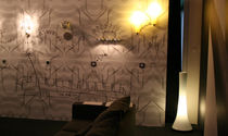 Floor-standing lamp / contemporary / glass...