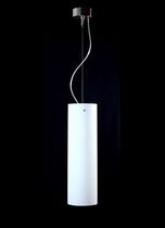 Pendant lamp / glass / blown glass / opalescent...