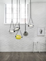 Pendant lamp / blown glass / contemporary...