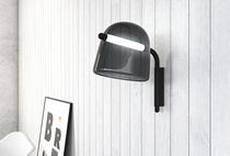 Contemporary wall light / blown glass /...