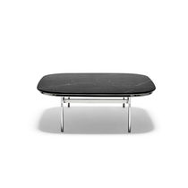 Contemporary coffee table / glass / marble...