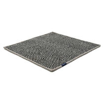 Contemporary rug / geometric / wool / rectangular