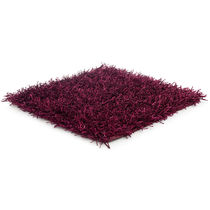 Contemporary rug / plain / polyester / rectangular