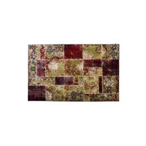 Contemporary rug / patchwork / wool / rectangular