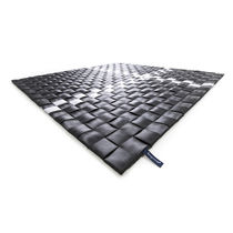 Contemporary rug / plain / polyester / rectangular