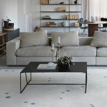 Contemporary coffee table / painted metal...