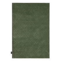 Contemporary rug / plain / geometric / wool