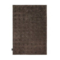 Contemporary rug / plain / wool / rectangular