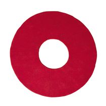 Contemporary rug / plain / wool / round