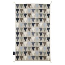 Contemporary rug / patterned / wool / rectangular