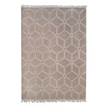 Contemporary rug / geometric / wool / rectangular