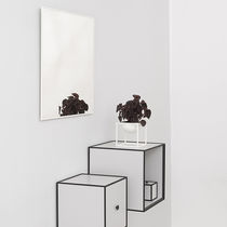 MDF storage box / wood veneer / lacquered...