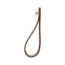 Scandinavian style coat hook / metal / leather...