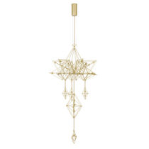 Pendant lamp / metal / contemporary / LED