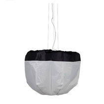 Pendant lamp / fabric / contemporary / compact...