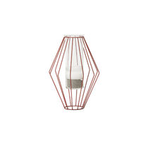Metal candle holder / glass