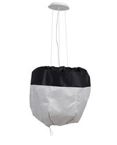 Pendant lamp / contemporary / fabric / compact...