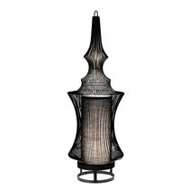 Table lamp / contemporary / fabric / compact...