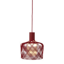 Pendant lamp / fabric / contemporary / by...