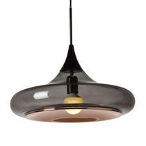 Pendant lamp / contemporary / glass / compact...