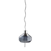 Pendant lamp / metal / glass / contemporary