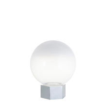 Table lamp / metal / glass / contemporary