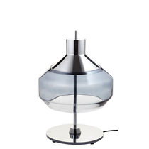 Table lamp / metal / glass / contemporary