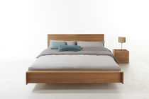 Double bed / contemporary / with headboard...