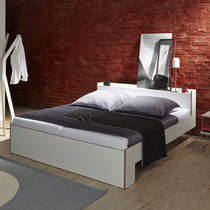 Double bed / contemporary / with headboard...