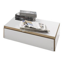 Contemporary side table / plywood / birch...