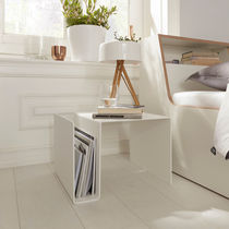 Original design bedside table / aluminum...