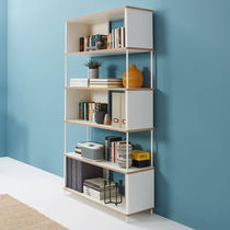 Modular shelf / contemporary / birch / plywood
