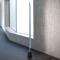 Floor-standing lamp / contemporary / brass...