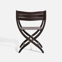 Contemporary chair / leather / ash base...