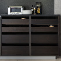 Contemporary sideboard / with shelf