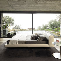 Double bed / contemporary / upholstered...