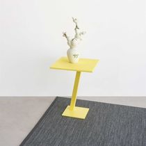 Contemporary side table / lacquered MDF...