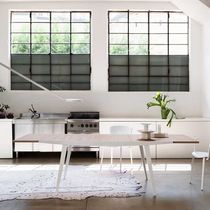 Contemporary table / oak / wood veneer /...