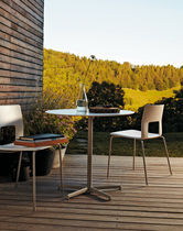 Contemporary table / steel / aluminum /...