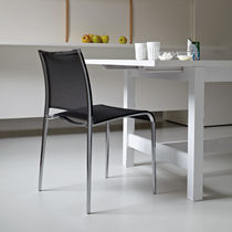 Contemporary chair / stackable / mesh /...