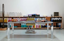 Contemporary table / ceramic / laminate...