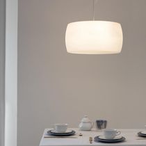 Pendant lamp / contemporary / steel / blown...
